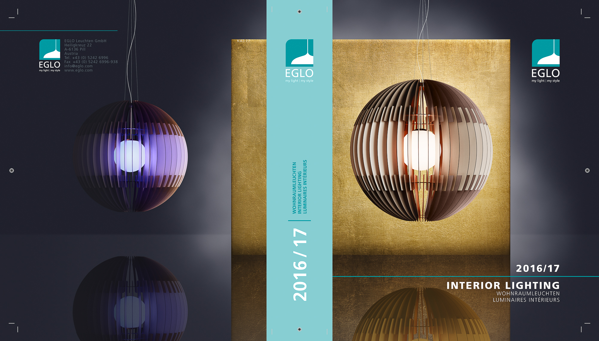 EGLO Interior Lighting Katalog Cover-Shooting und Post-Production
